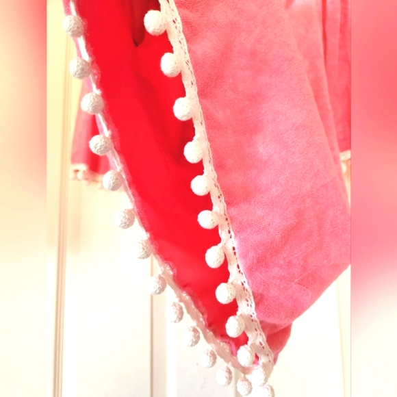 Y2K JUICY COUTURE Terry Cloth Salmon Pink Hood PLUNGE Dingleballs Mini Dress P/S - Picture 12 of 12